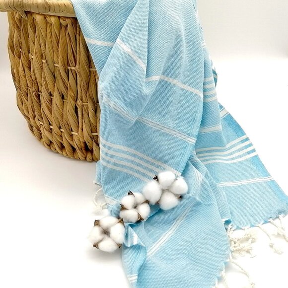 Turkish towel, Beach Towel, Cotton, Multipurpose Pool Towel - Picture 3 of 4